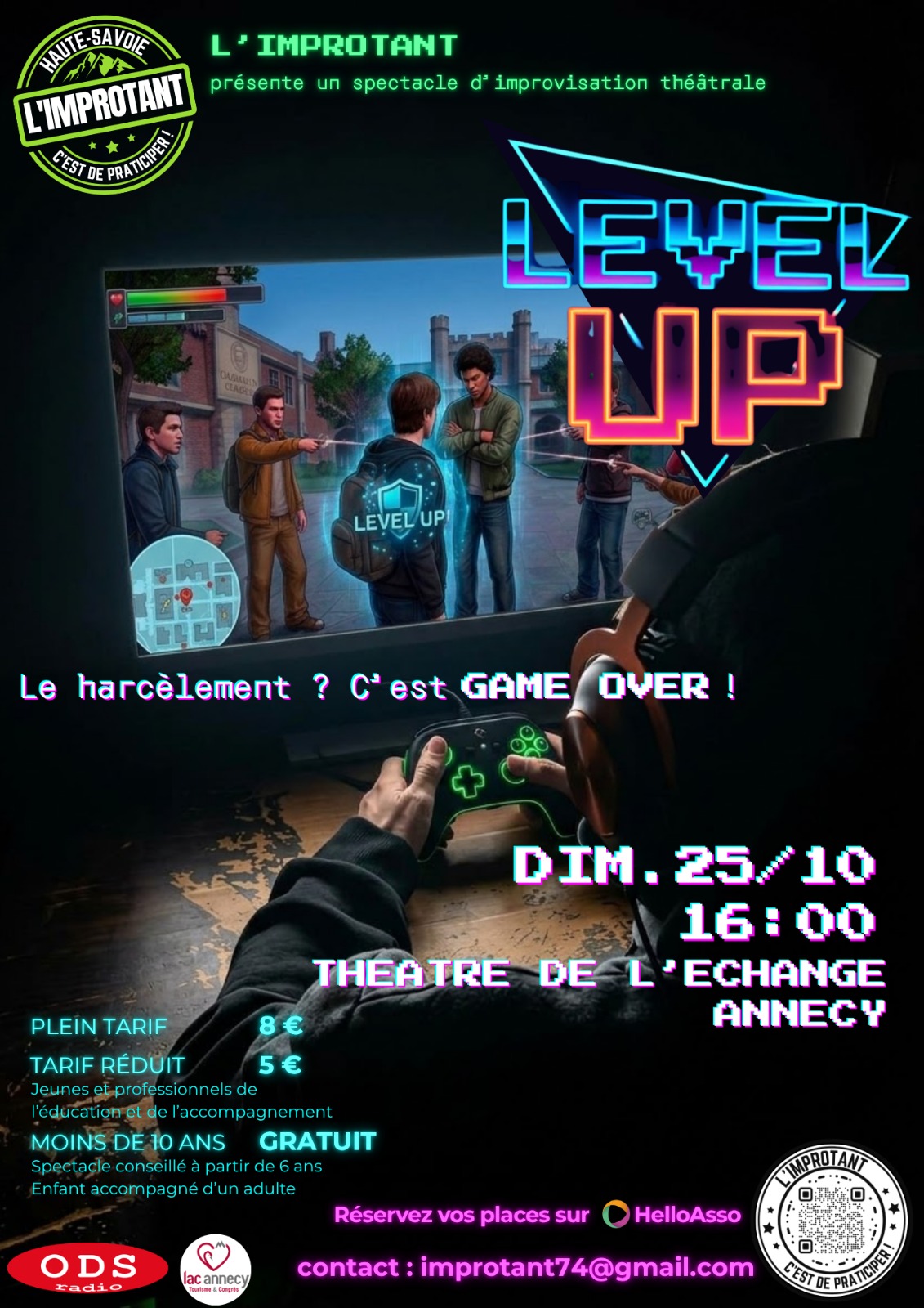 Affiche du spectacle Level Up