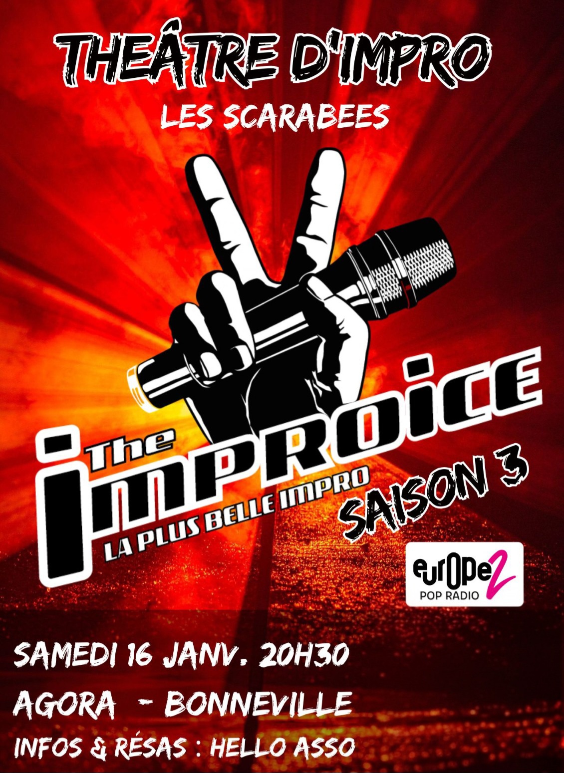 Affiche du spectacle The Improice 3