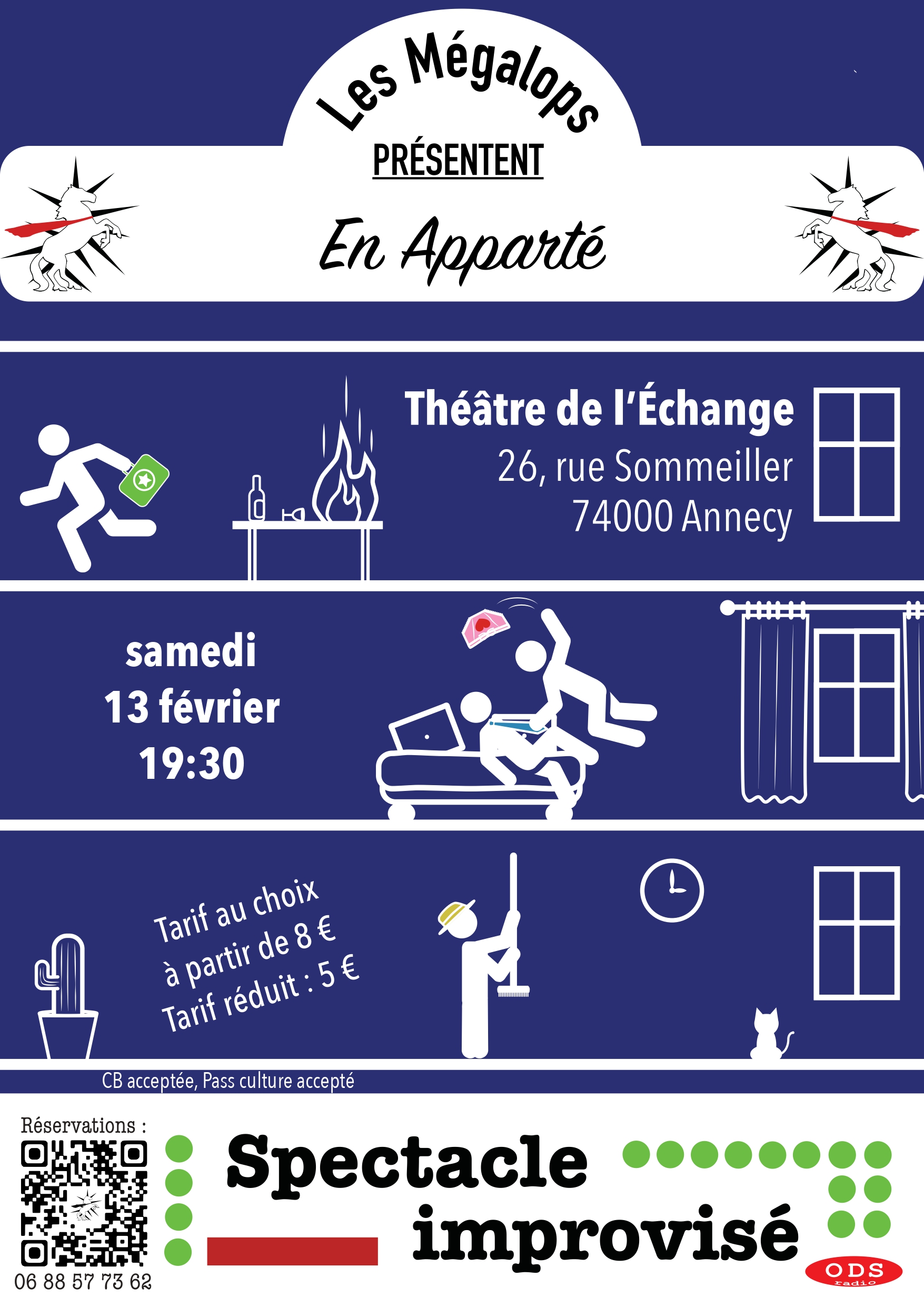 Affiche du spectacle En apparté !