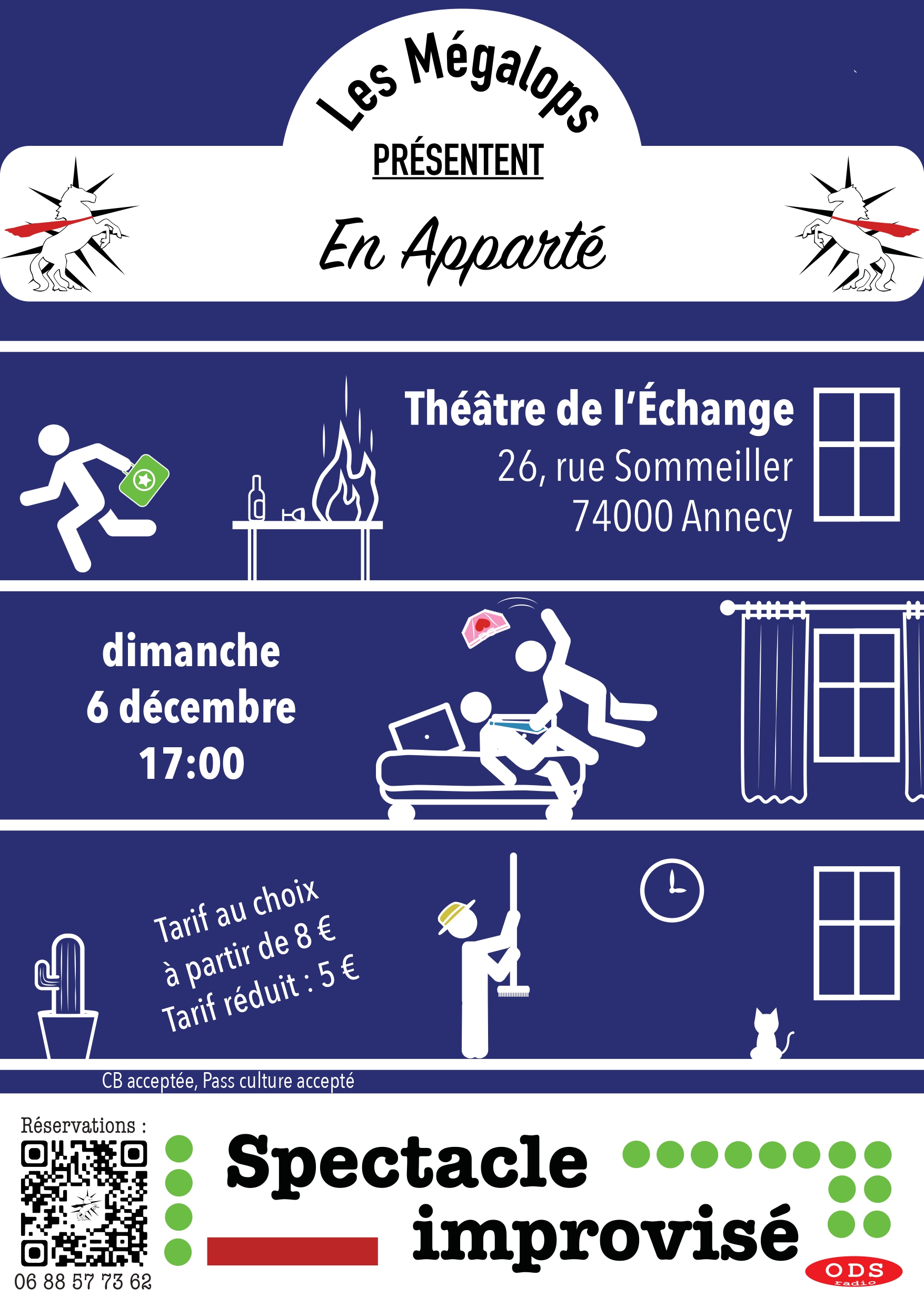 Affiche du spectacle En apparté